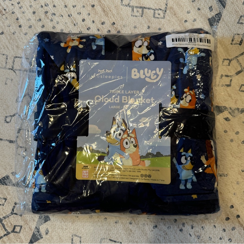 Little Sleepies Bluey Cloud Blanket